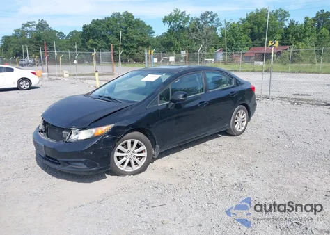 2012 Honda Civic Ex-L from USA, damaged, VIN 2HGFB2F90CH545901